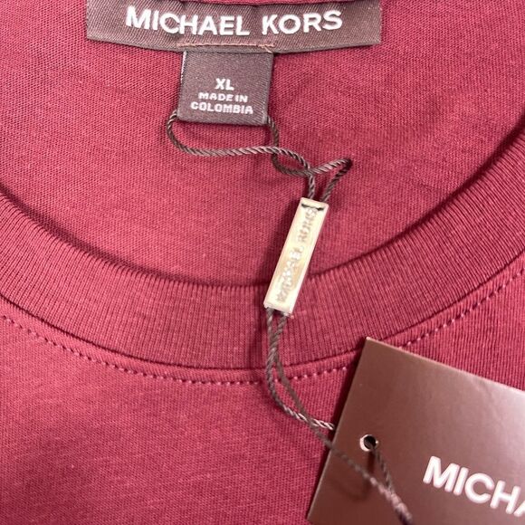 Michael Kors Burgundy T-Shirt - Picture 5 of 8